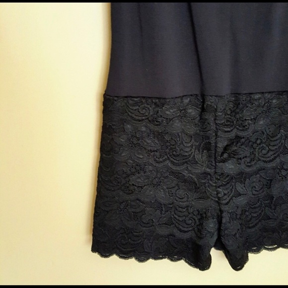 Sexy Mapale Black Lace Reversible Romper in Size M - Picture 4 of 6